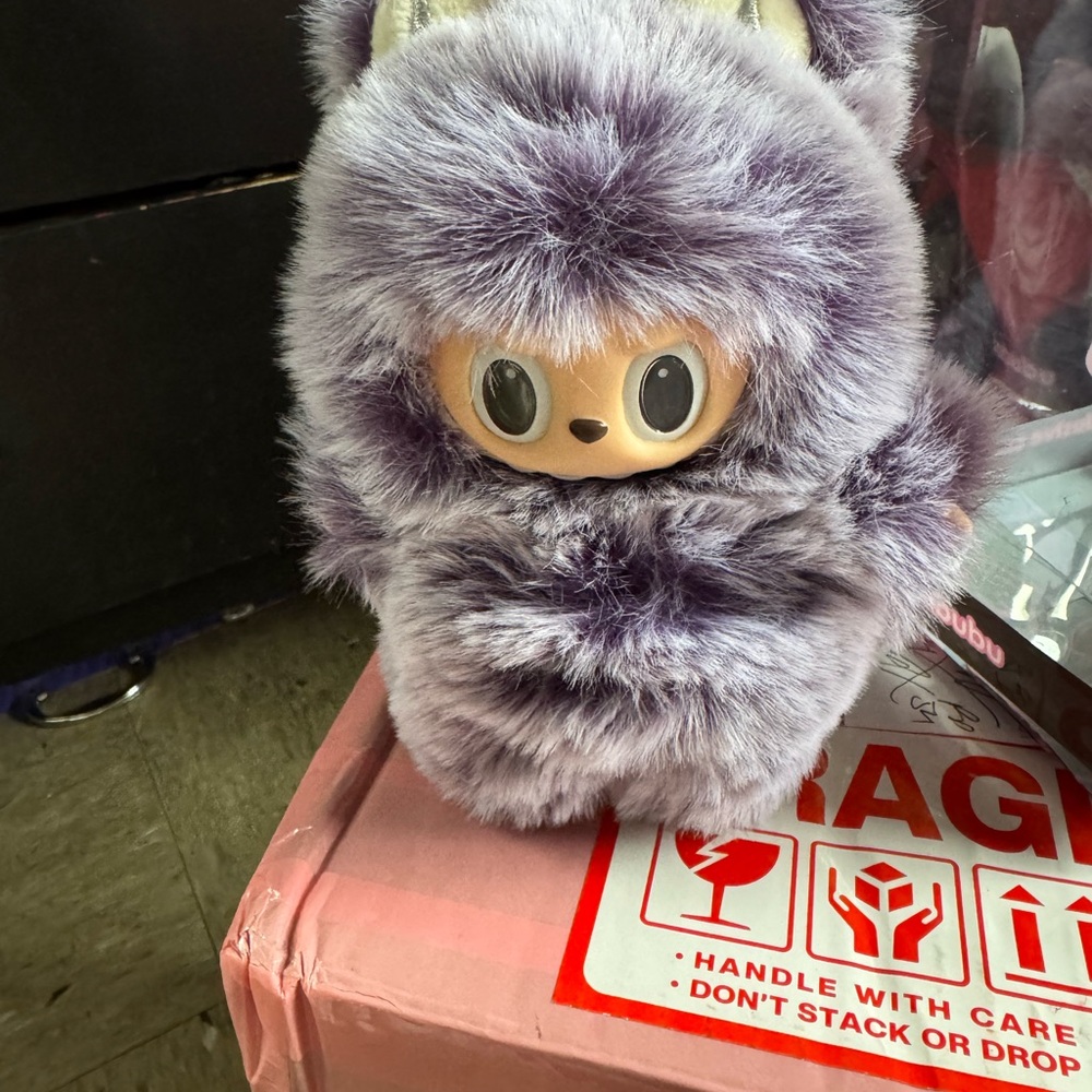 Plush Purple Furry Toy